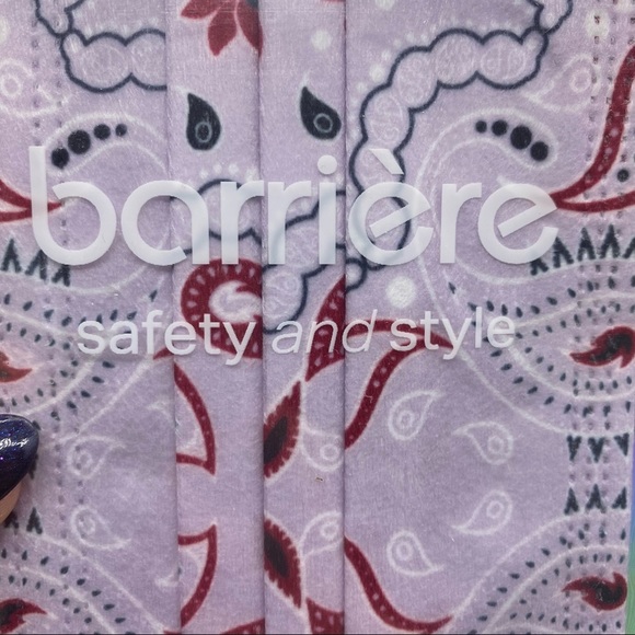 NWT-Barrierre-5 Disposable Premium Bandana Mask - Picture 4 of 6